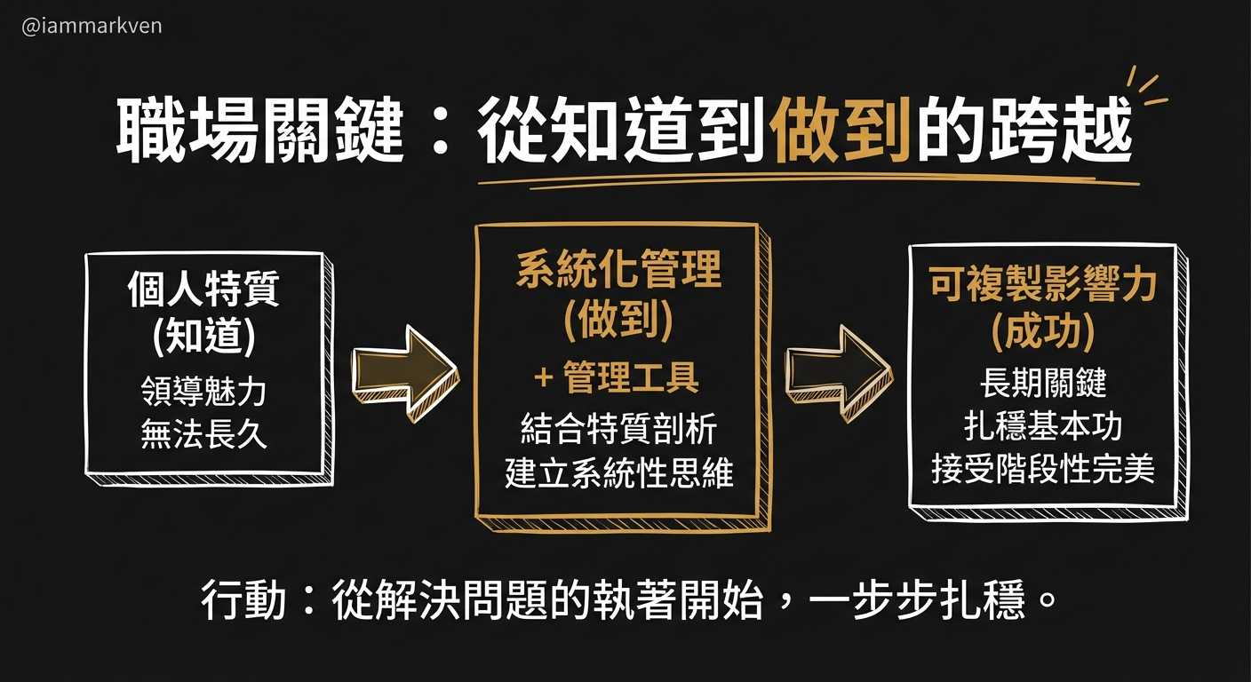 從知道到做到:把領導特質轉化為你的職場武器