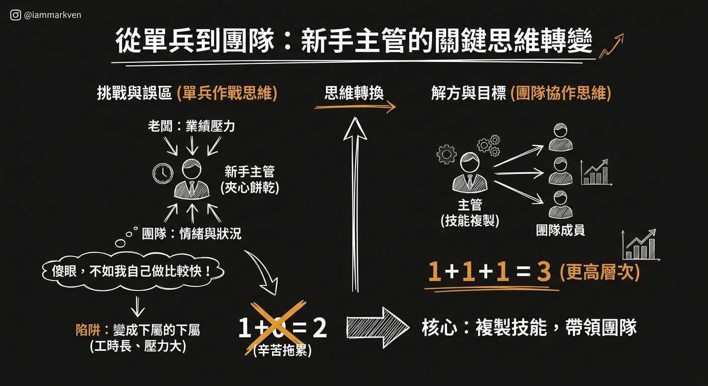 為什麼新手主管總是被當夾心餅乾?