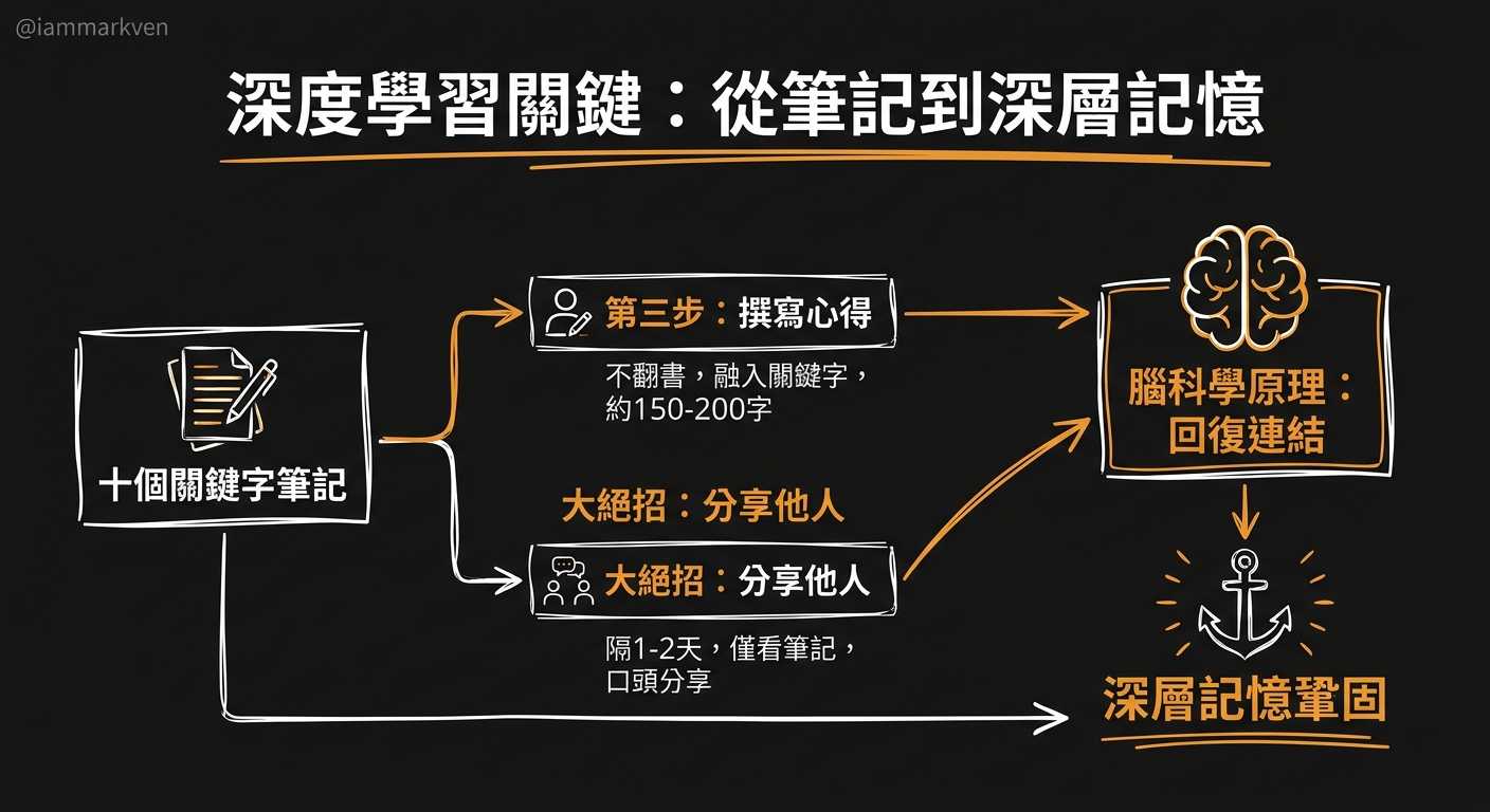 輸入不等於擁有，輸出才是真正的內化