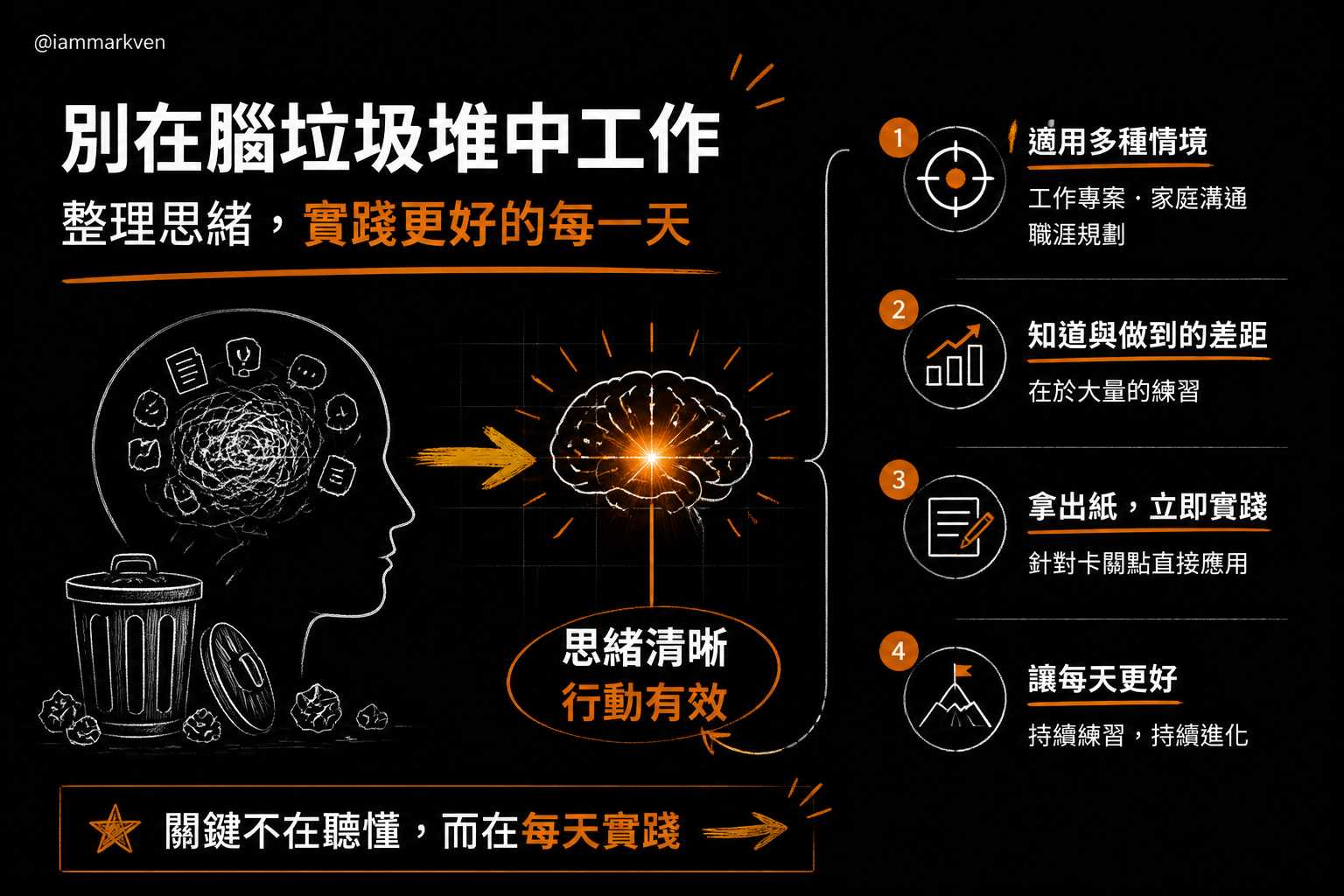 真正拉開差距的從來不是知識而是落實